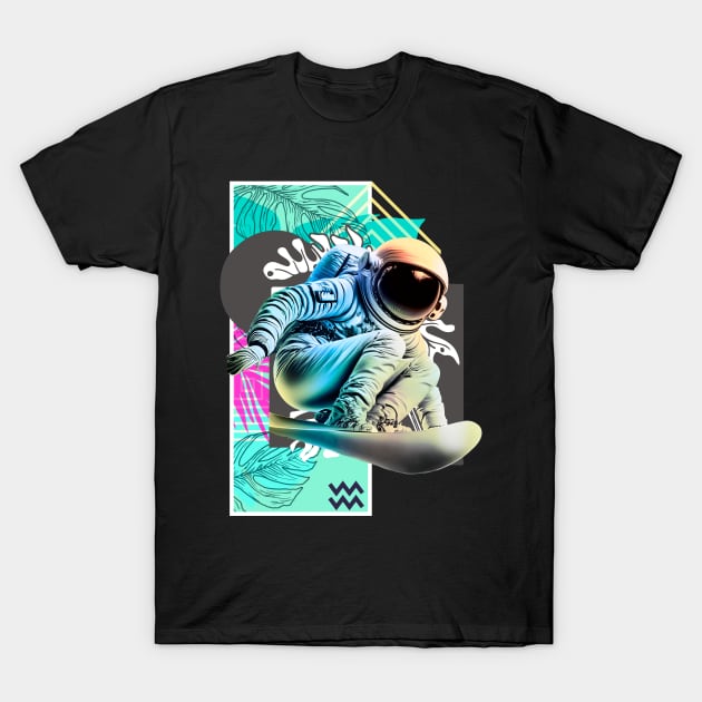 surfing in space T-Shirt by CREATIVBOR